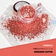 solvent resistant glitter